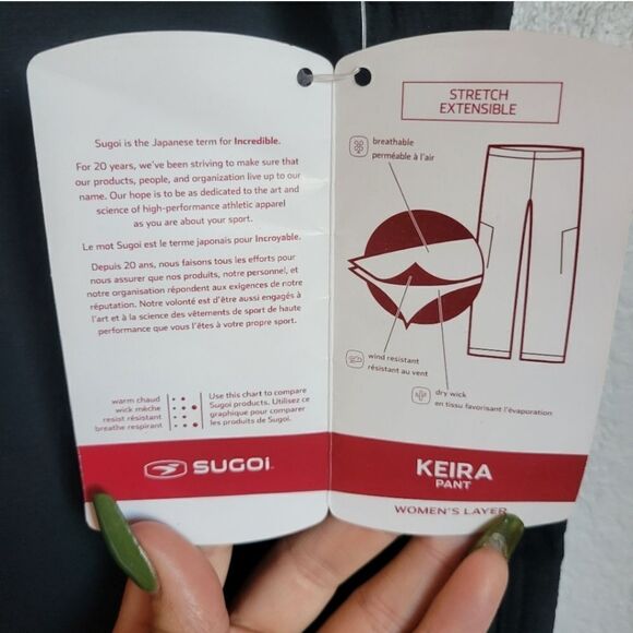 Sugoi Kiera Black Pants - Picture 6 of 9